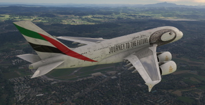 Emirates Journey to the Future | A6-EVK | FBW A380X thumbnail 4