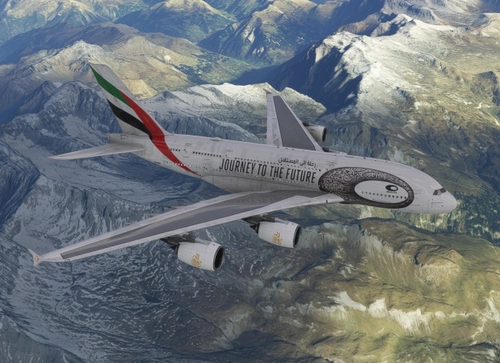 Emirates Journey to the Future | A6-EVK | FBW A380X