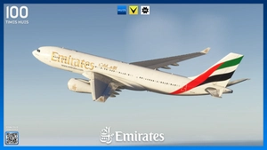 Emirates Pack w/3D Cabin | A330-200 inibuilds/microsoft [8K] thumbnail 3