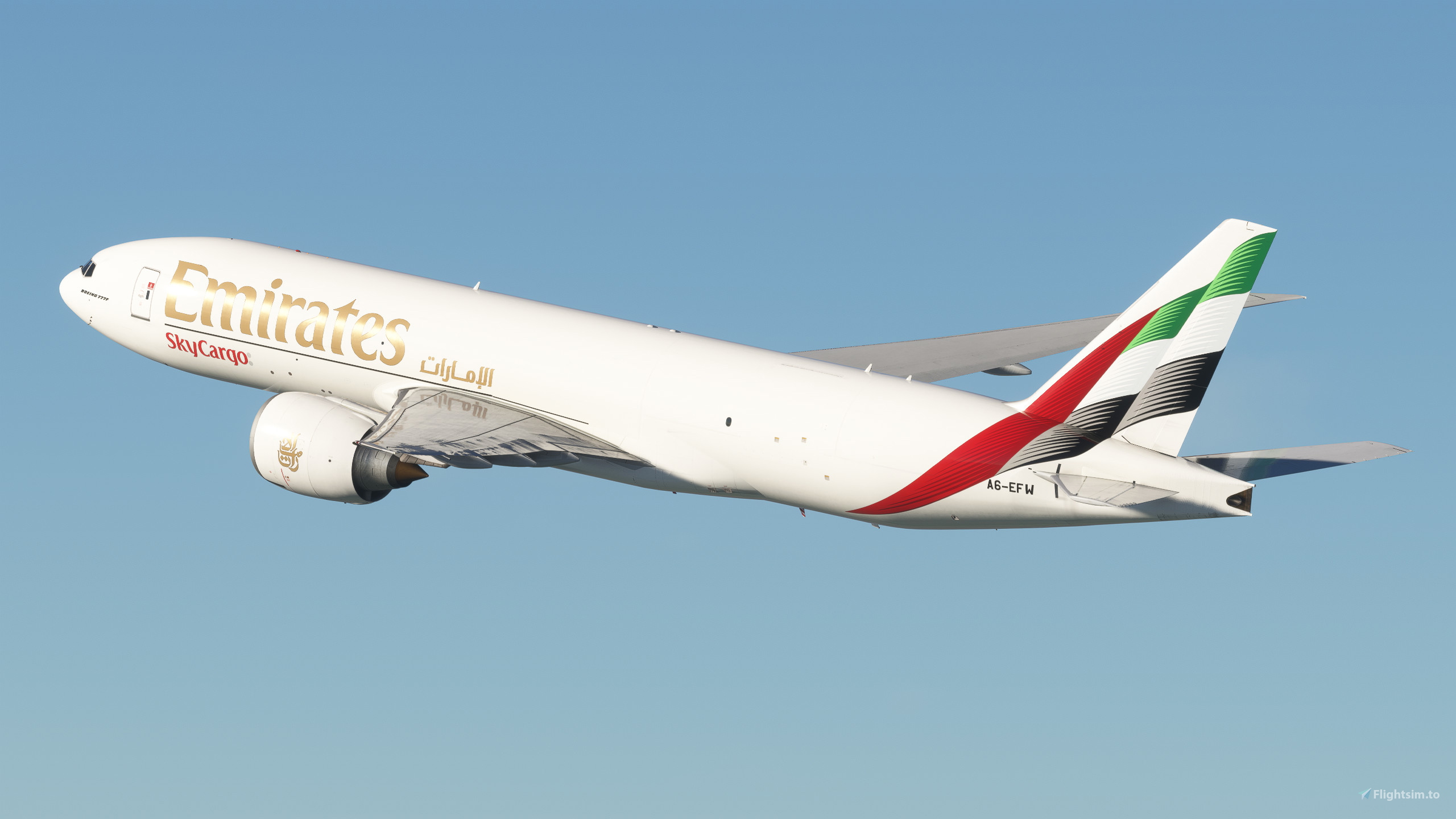 Emirates Skycargo [Modern A6-EFW] PMDG B777F for Microsoft Flight