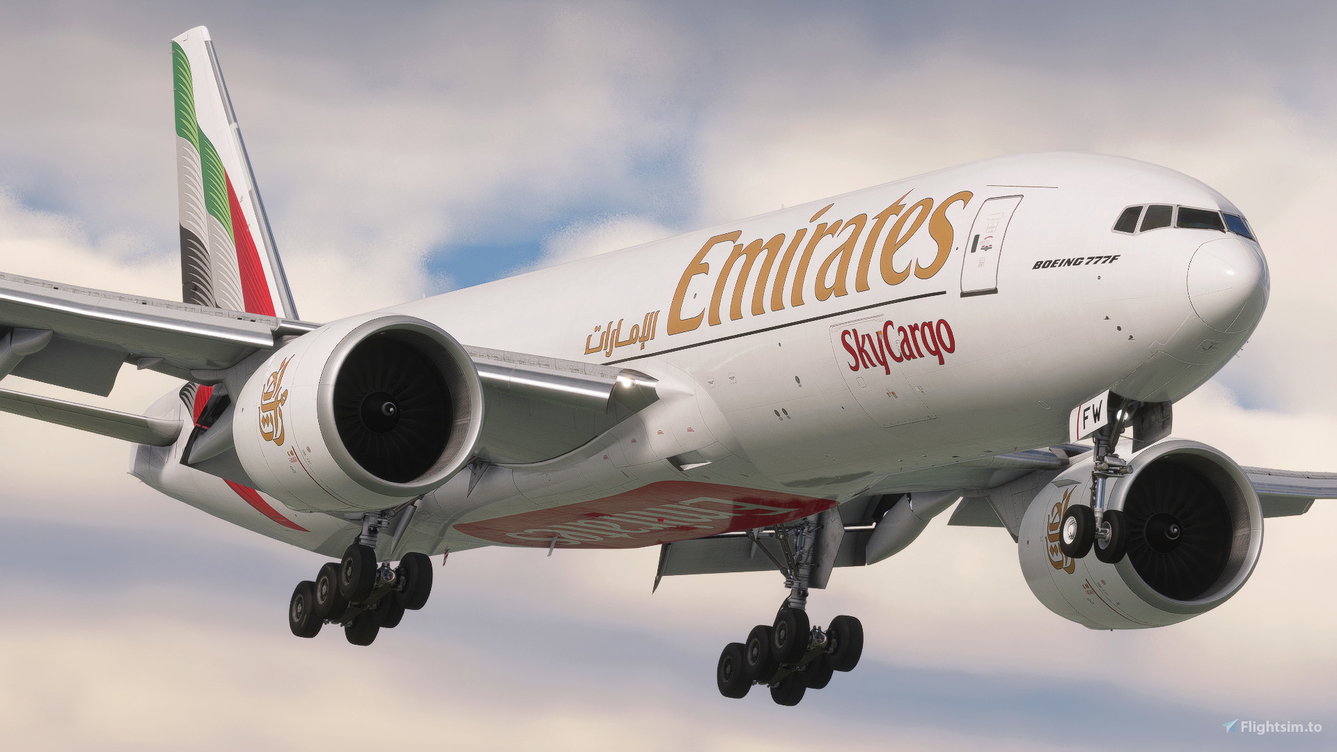 ☆Emirates SkyCargo B777-F 1/400 B777-200LRF Emirates SkyCargo A6-EFG 1:400 Interactive