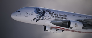Emirates "The sky is only the beginning" | A380X - FlyByWire (8k/4k) thumbnail 5