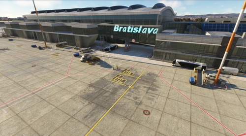 Enhancement for Aerosoft's Bratislava (LZIB) Airport