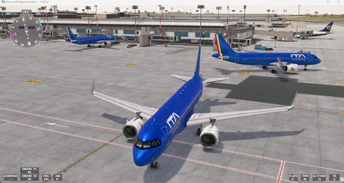 Enhancement for MK-STUDIOS (c) - LIRF Rome-Fiumicino scenery