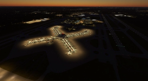 Enhancement for ProjectFlightSim's Pittsburgh International Airport (KPIT), PA