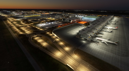 Enhancement for SimWings' Munich J.Strauss Airport (EDDM)
