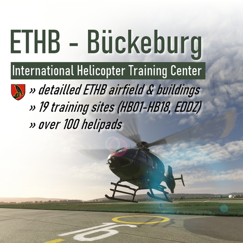 ETHB - Bückeburg Helicopter Airfield + 19 training sites (100+ helipads)