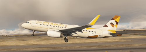 Etihad Airways  A6-EJA  (Sharklet) IAE | 8K & 4K | w / Cabin | Fenixsim A320