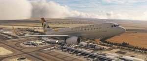 Etihad Airways  A6-EJA  (Sharklet) IAE | 8K & 4K | w / Cabin | Fenixsim A320 thumbnail 4