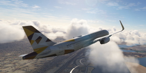 Etihad Airways  A6-EJA  (Sharklet) IAE | 8K & 4K | w / Cabin | Fenixsim A320 thumbnail 7