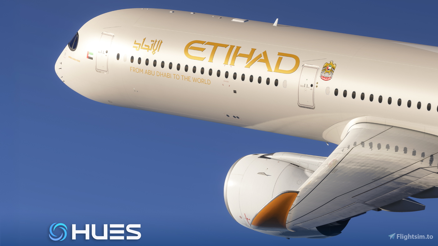 Etihad Airways Fleet | A35K inibuilds for Microsoft Flight Simulator | MSFS