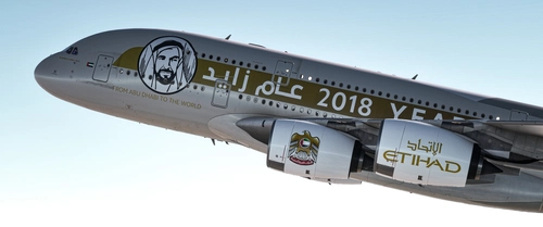 Etihad Airways "Year of Zayed" | A380X - FlyByWire (8k/4k)