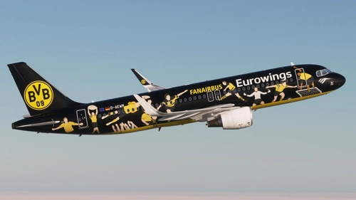Eurowings (D-AEWM | 'Fanairbus') - Fenixsim A320 CFM SL