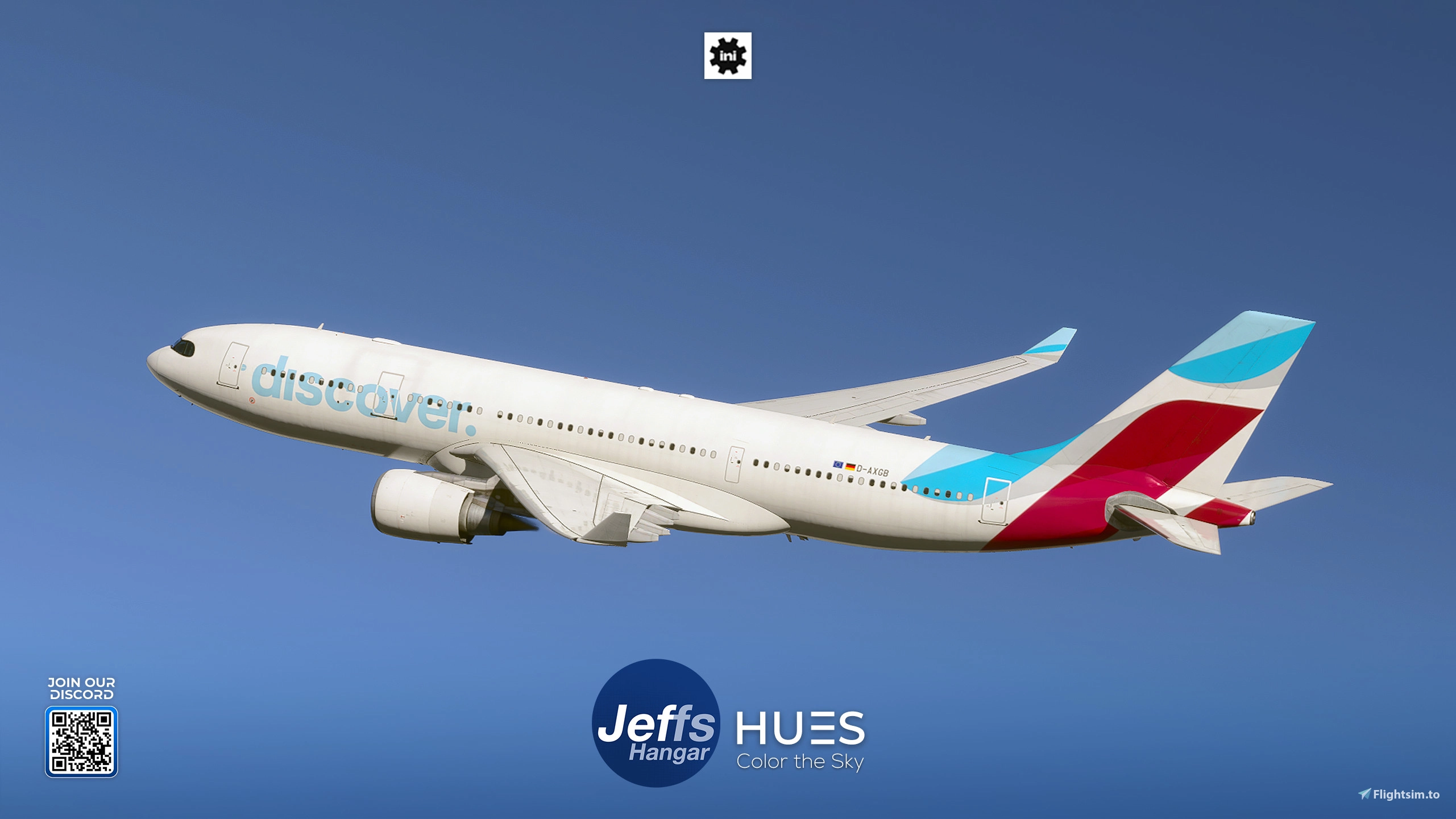 Discover Airlines  Pack | iniBuilds A330-200 | 8K w/cabin - Image 1