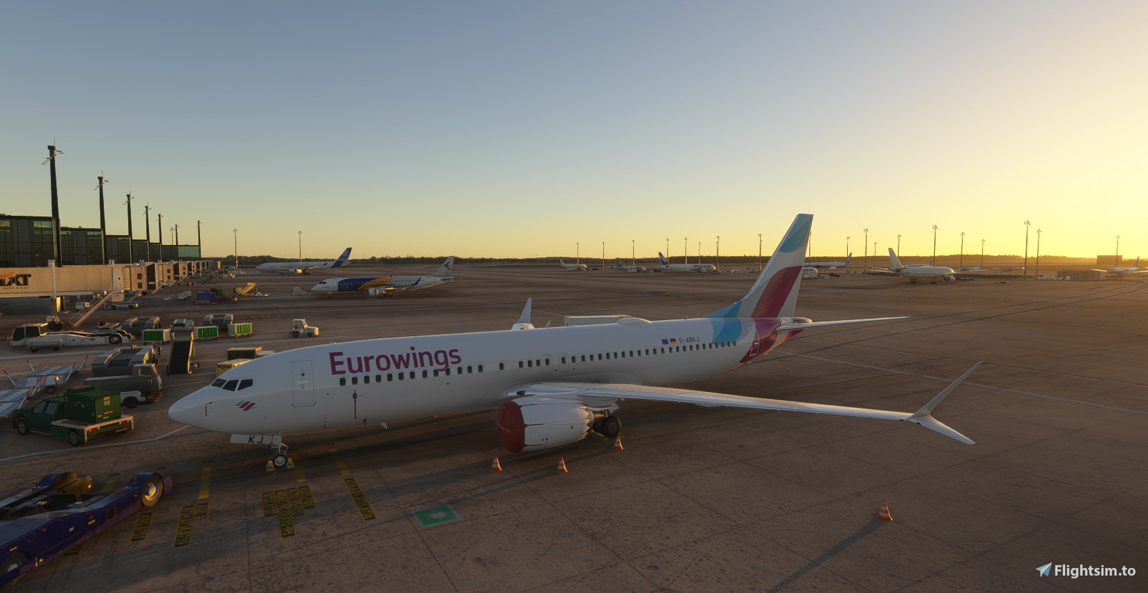 Eurowings (Fictional / Future) | Asobo 737-8MAX - Image 1