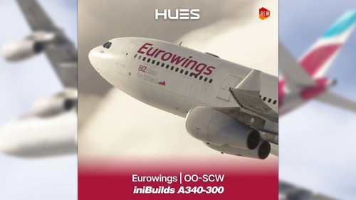 Eurowings OO-SCW | iniBuilds A340-300