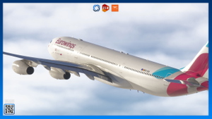 Eurowings OO-SCW | iniBuilds A340-300 thumbnail 4