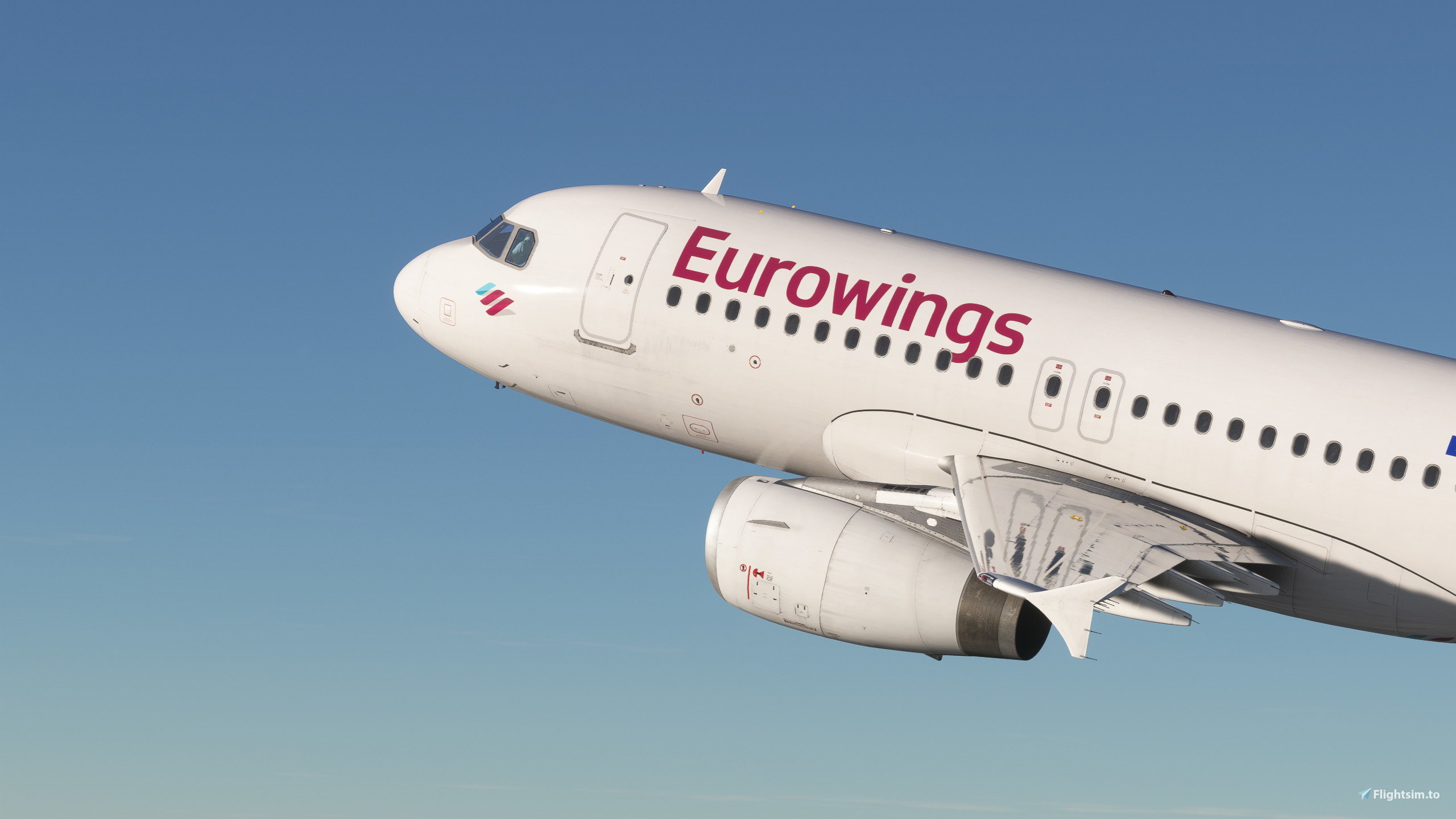 Eurowings [Pack 1] w/Cabin Fenixsim A319 [8K+4K] - Image 1