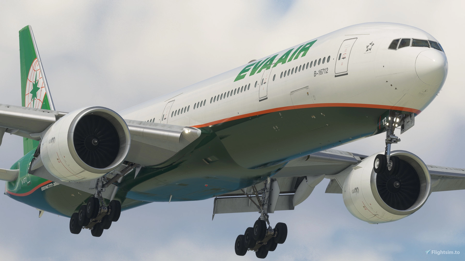 EVA Air | B-16712 | w/Cabin | PMDG B777-35EER - Image 1