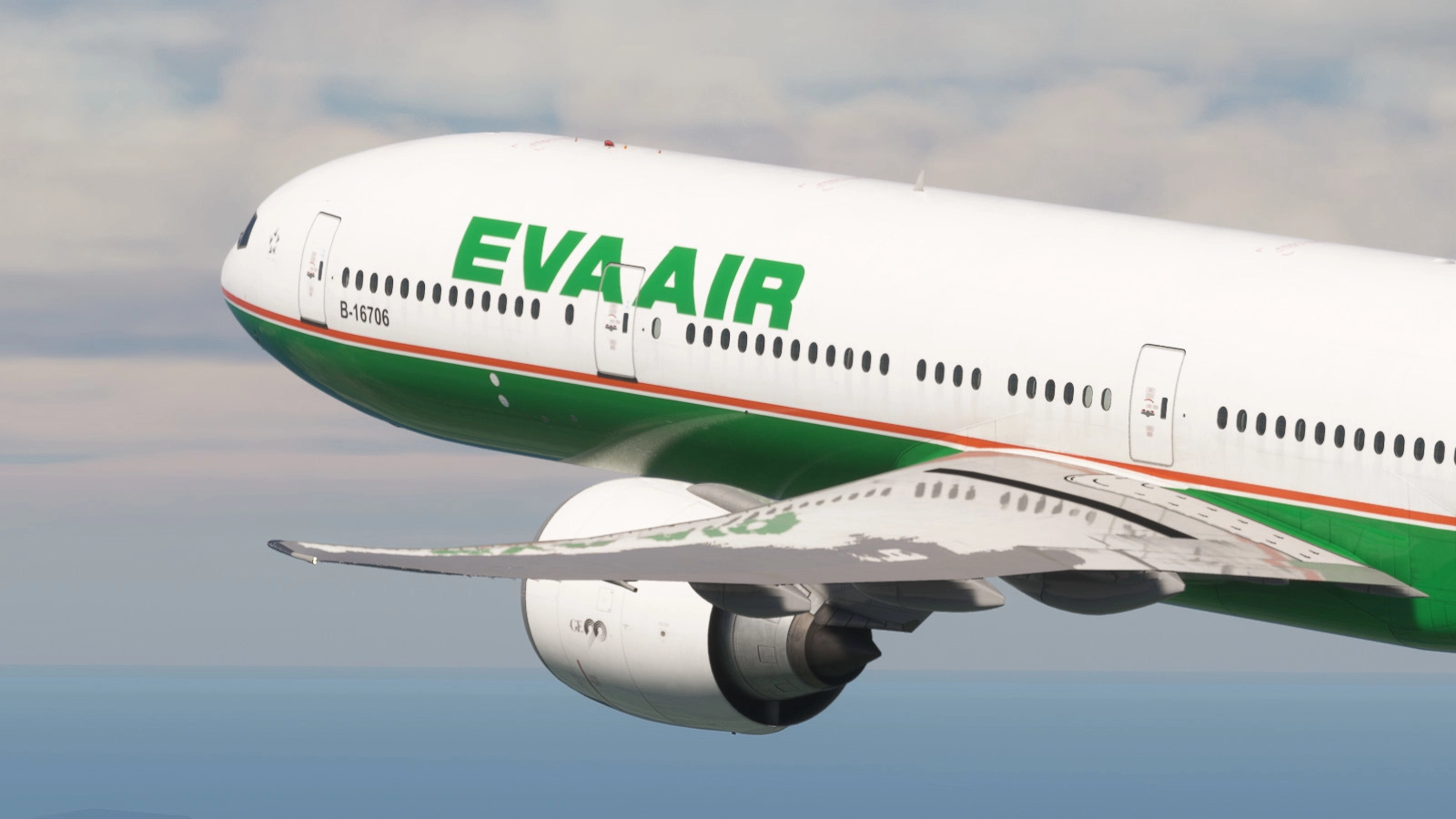 EVA AIR OLD  [B-16706] w/Cabin | PMDG B777-300ER - Image 1