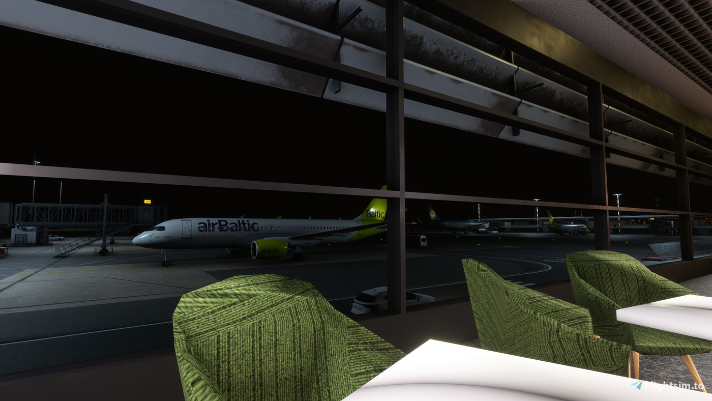 EVRA Riga static aircraft for Lisium scenery のために Microsoft Flight ...