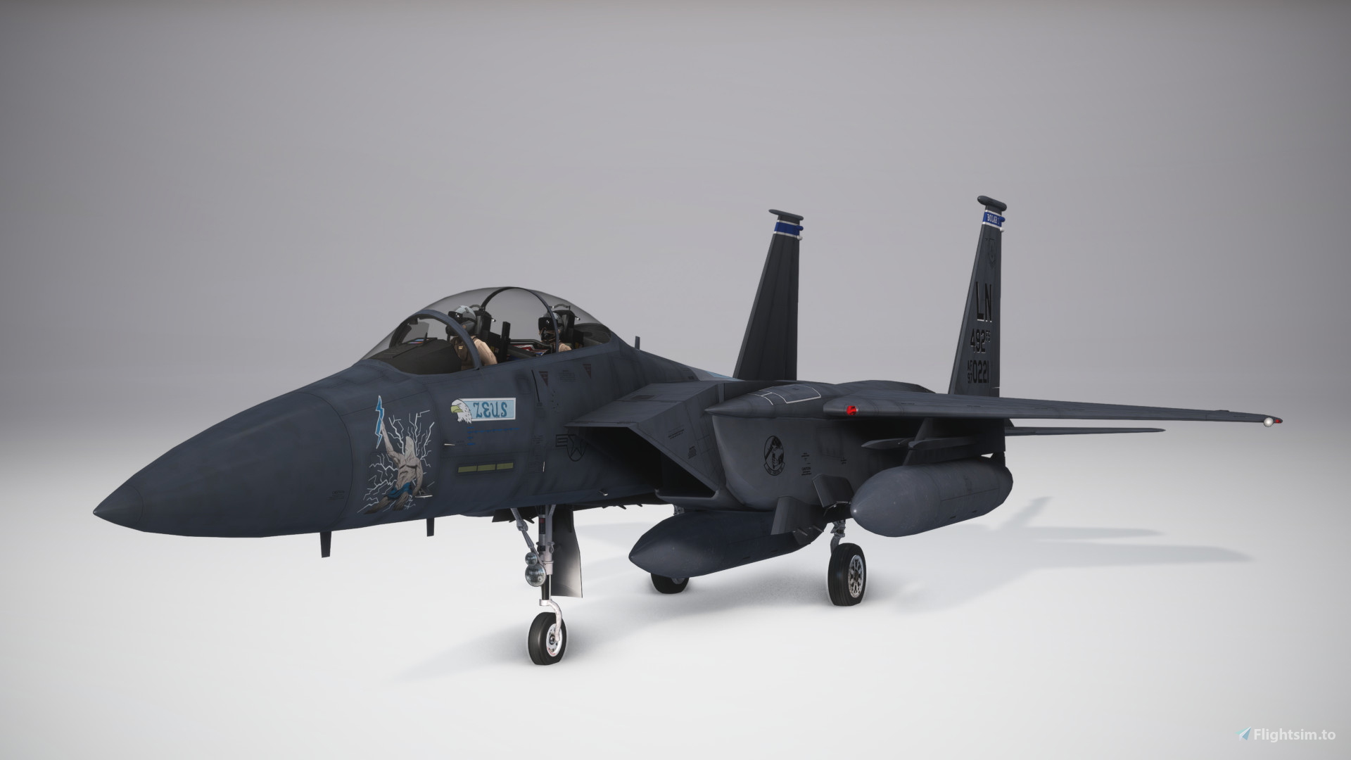 F-15E 492 Fighter Squadron 