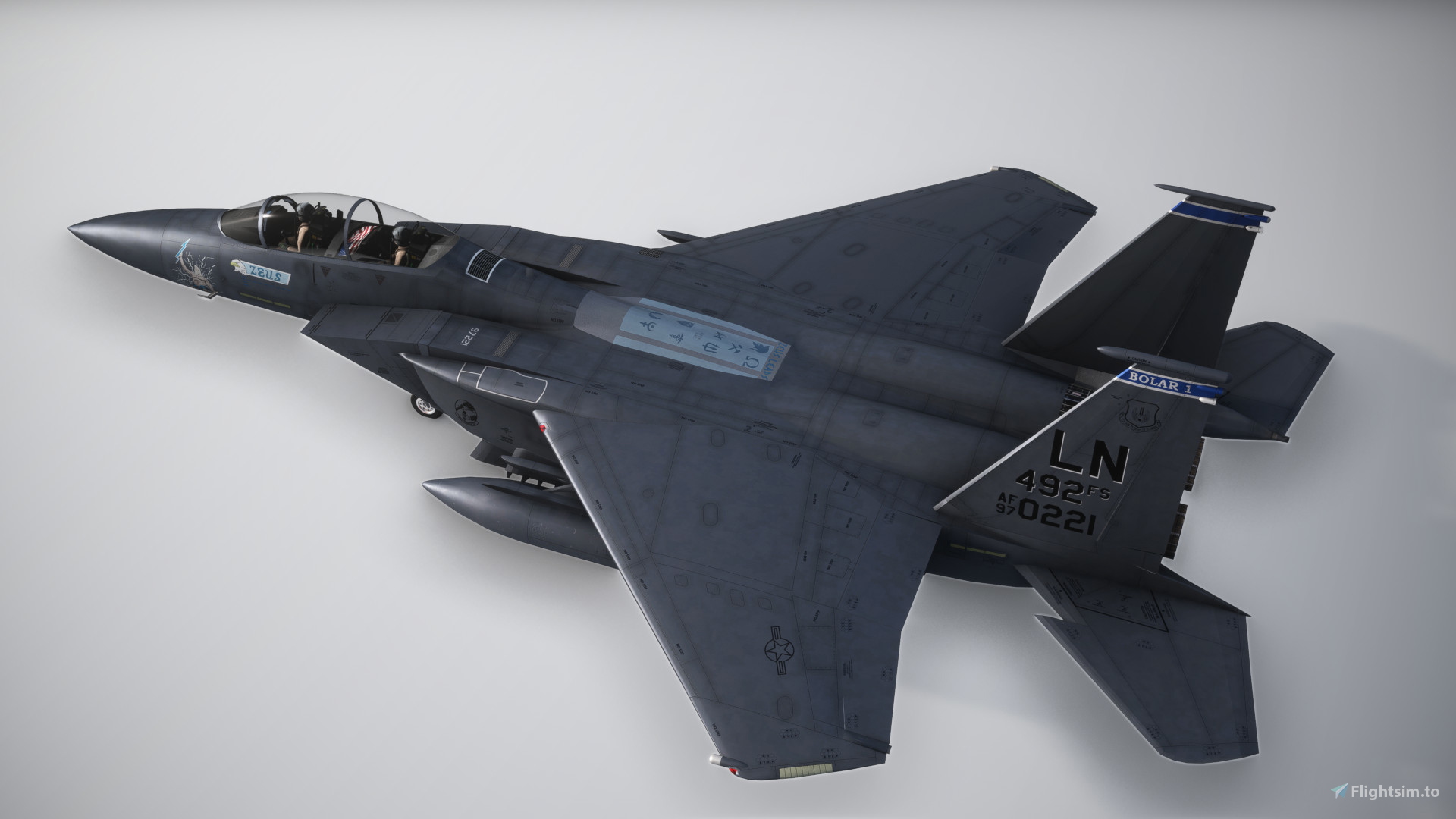 F-15E 492 Fighter Squadron 
