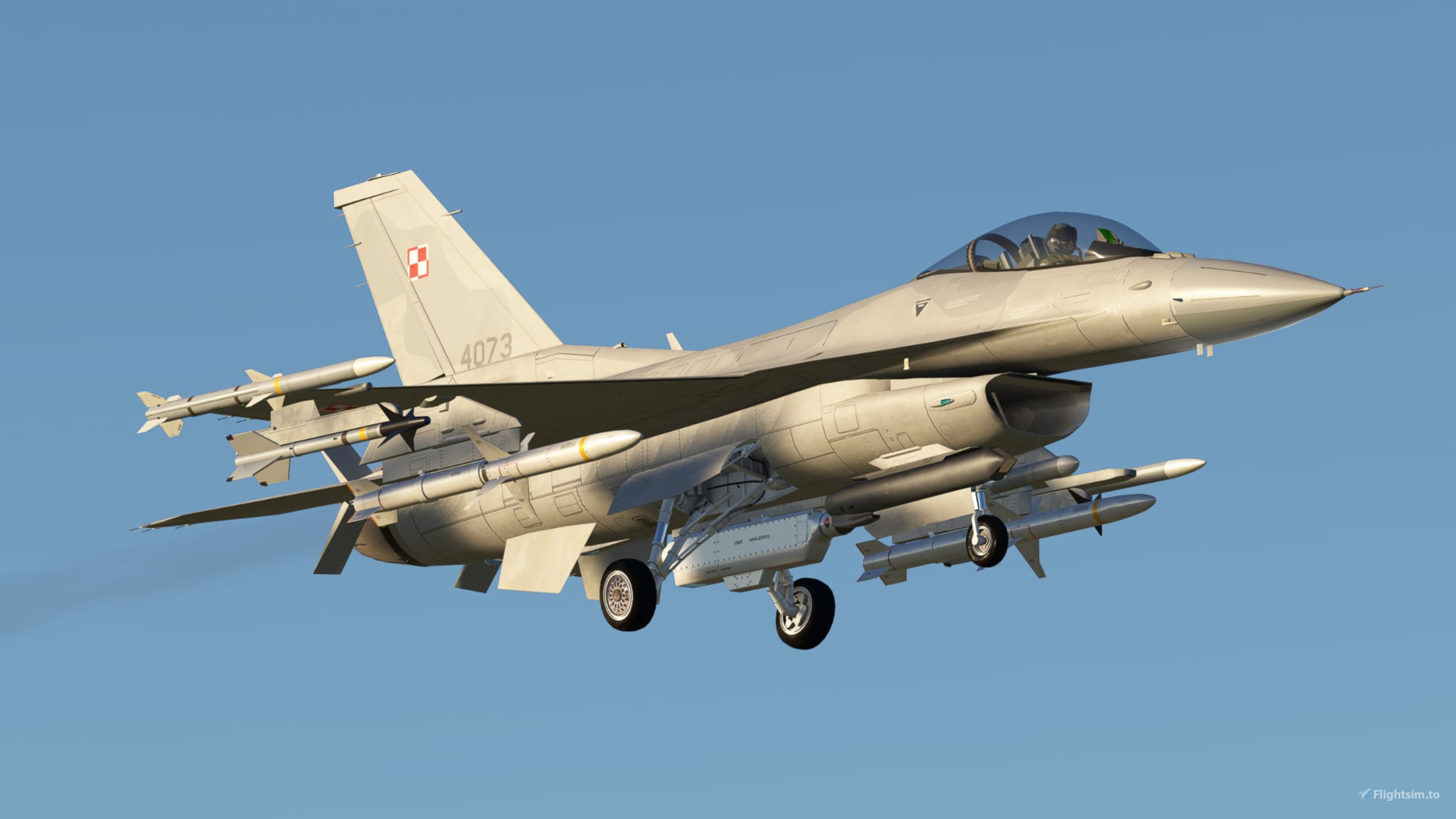 SC Designs F-16 Liveries のために Microsoft Flight Simulator