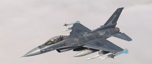 F-16C  -  VFC-13  -  860238  (Saints Aggressor Squadron) Weathered.