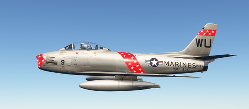 F-86  Sabre  VMF-235 