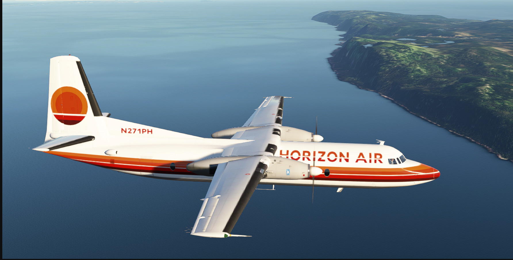 F27-500 Horizon air - Aircraft Liveries for MSFS | Flightsim.to