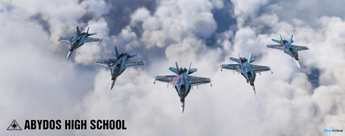 F/A-18 Super Hornet │ Blue Archive  team AVIDOS pack [Fictional]