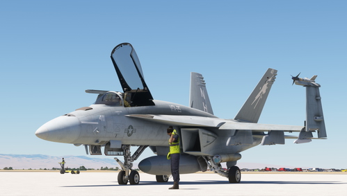 F/A-18E Super Warrior Mod VFA-25 "Fist of the Fleet" LINE