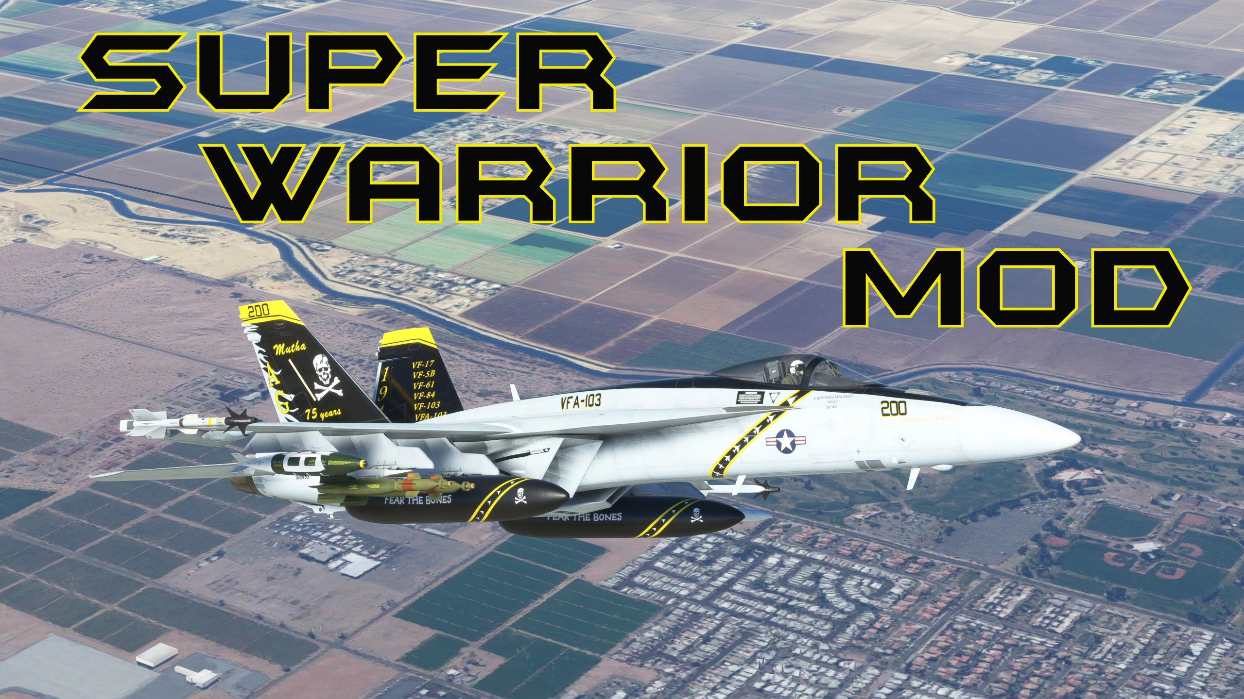 FA-18E  VFA-103  SUPER WARRIOR  w/MOD - Image 1