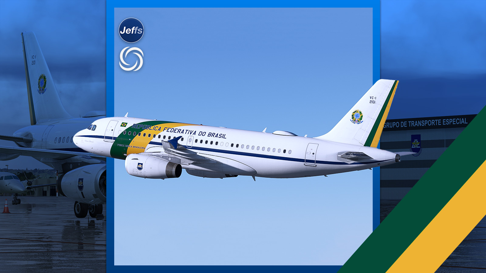 FAB GTE VC-1 2101 | Fenix A319 [4K BFU] - Aircraft Liveries for