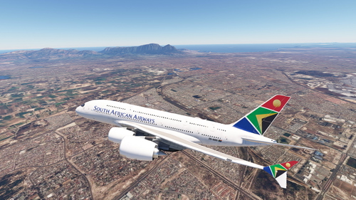 Fbw A380 south african airways