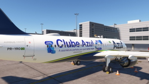FBW A32NX - Azul Linhas Aereas PR-YRO "Clube Azul" - 8K thumbnail 3