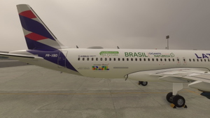 FBW A32NX - LATAM Airlines PR-XBD "Combustivel do Futuro" - 8K thumbnail 3