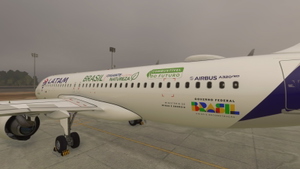 FBW A32NX - LATAM Airlines PR-XBD "Combustivel do Futuro" - 8K thumbnail 4