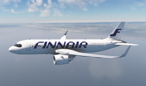 Flybywire A32NX Finnair Livery thumbnail 1