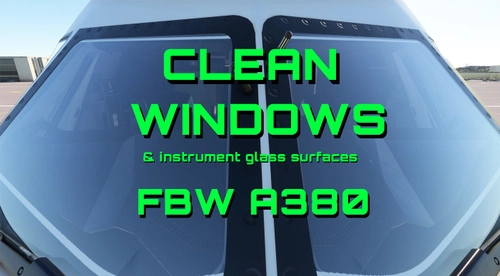 FBW A380 Clean Windows v2