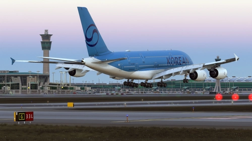 FBW A380 Korean Air HL7628 – New Livery [w/Cabin]  (GP7200 / PW Engine)