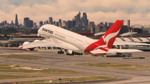 FBW A380 Qantas Airways 2007 VH-OQI 8K & 4K thumbnail 2