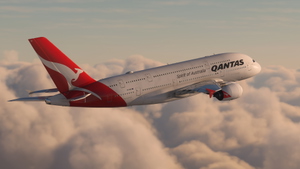 FBW A380 Qantas Airways 2007 VH-OQI 8K & 4K thumbnail 1