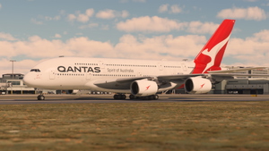 FBW A380 Qantas Airways 2016 VH-OQA 8K & 4K thumbnail 3