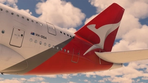 FBW A380 Qantas Airways 2016 VH-OQA 8K & 4K thumbnail 4