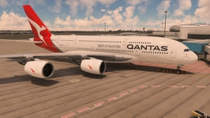 FBW A380 Qantas Airways 2016 VH-OQA 8K & 4K thumbnail 5