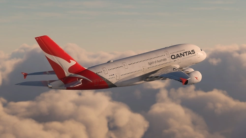 FBW A380 Qantas Airways 2016 VH-OQA 8K & 4K