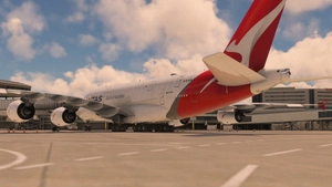 FBW A380 Qantas Airways 2016 VH-OQA 8K & 4K thumbnail 6