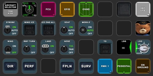 FBW A380 StreamDeck XL & PLUS profile & AAO Scripts